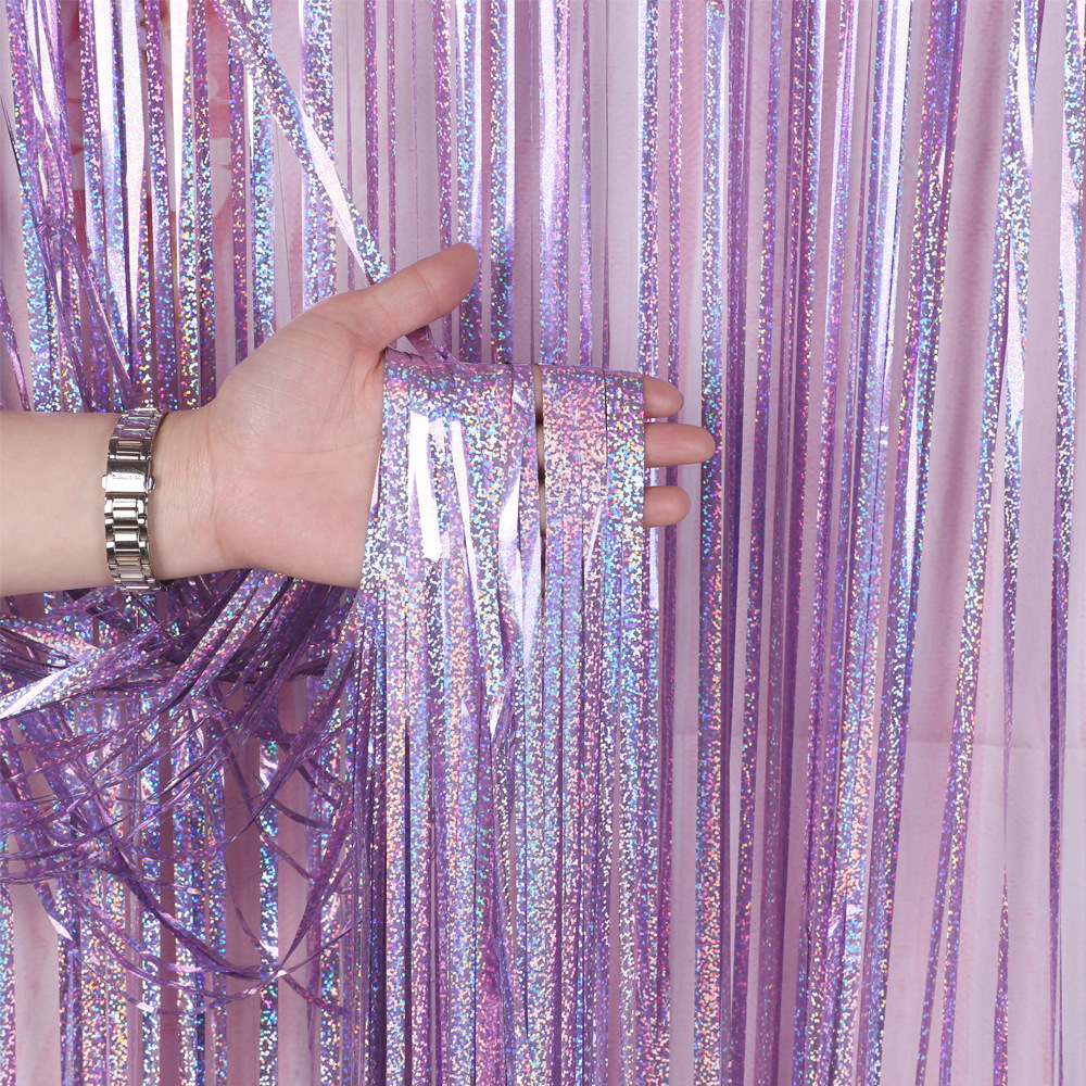 Wedding/Event Supply Store - Laser rain curtain decoration Girl birthday