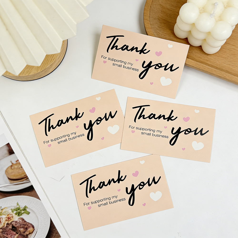 Wedding Supply Online Store - 50/100pcs Thank You Cards, for Small