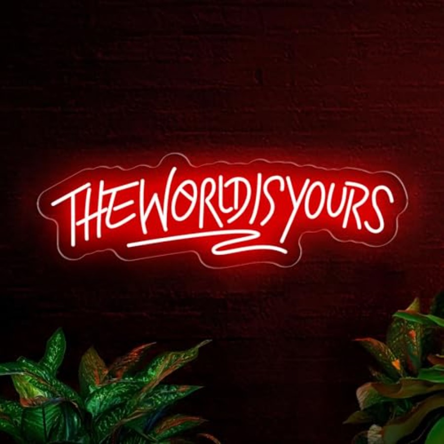 Wedding Led - The World Is Yours Neon Sign