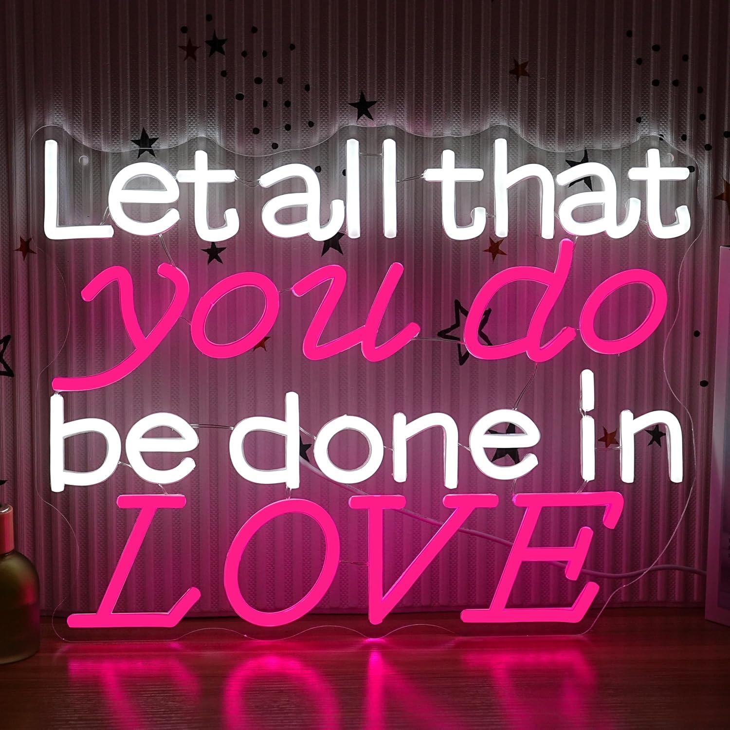 Let All That You Do Be Done In - Wedding Led ulasan dan harga