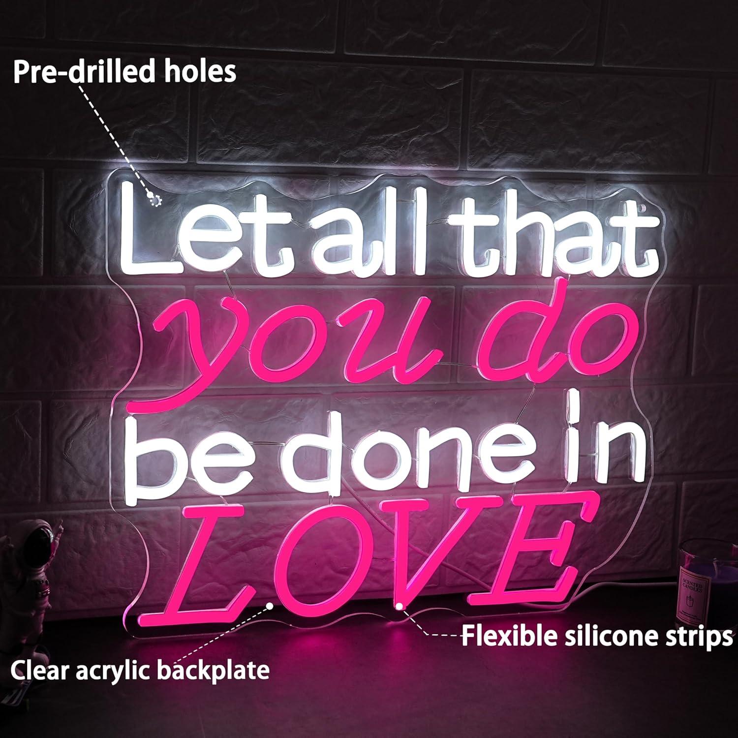 Let All That You Do Be Done In - Wedding Led ulasan dan harga