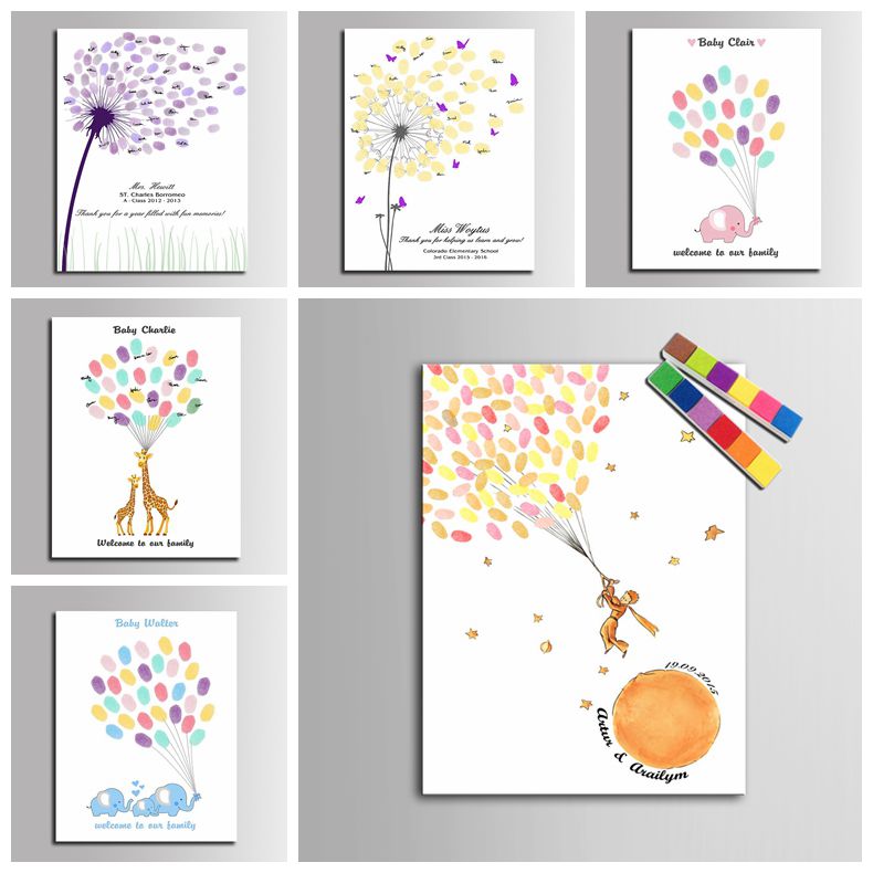 Personalized Signature Fingerp - Personalized Guest Book ulasan dan harga