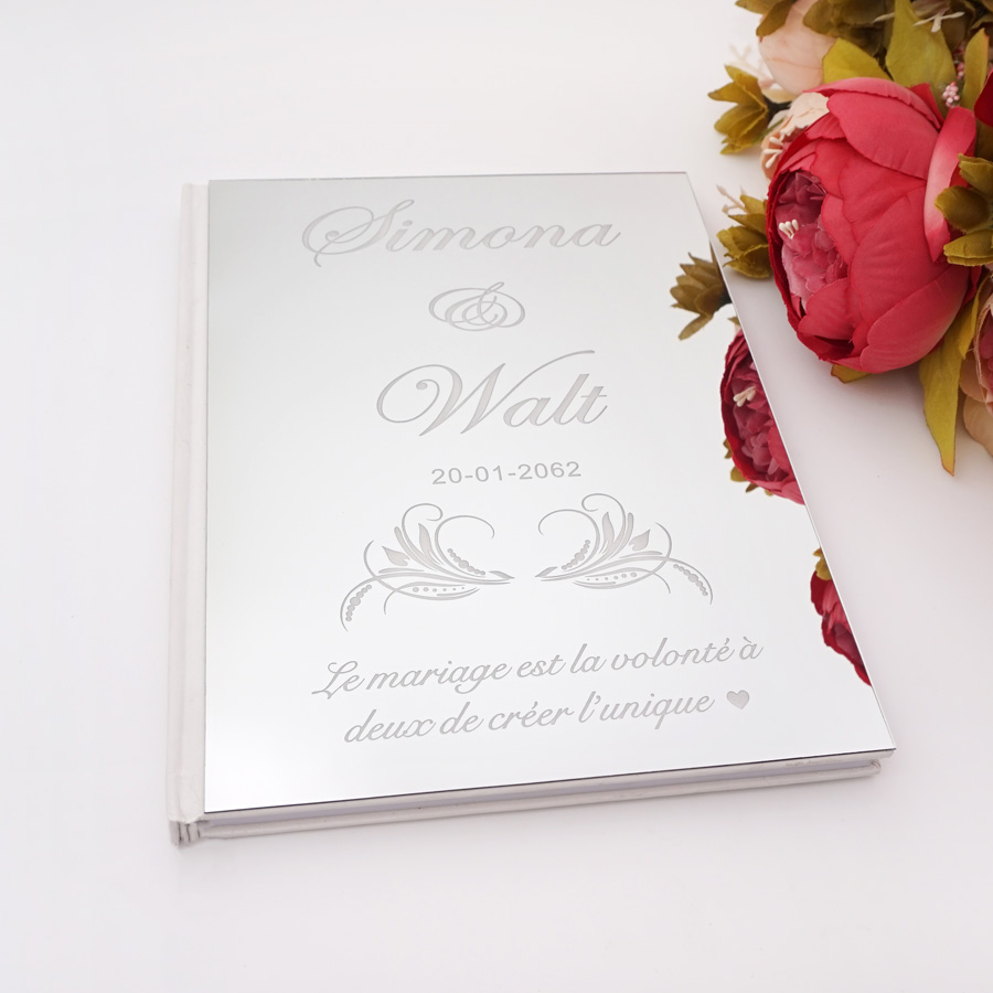 Acrylic Mirror Personalized El - Personalized Guest Book ulasan dan harga