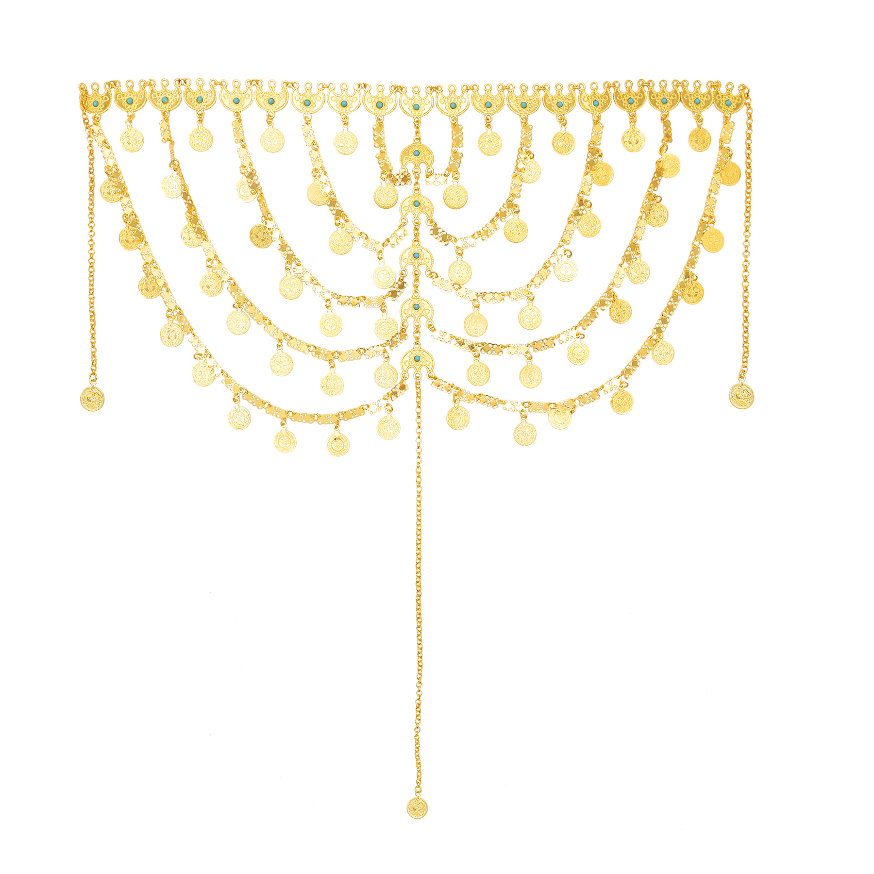 Fashion Luxury Golden Long Cha - Indian Wedding Supply ulasan dan harga