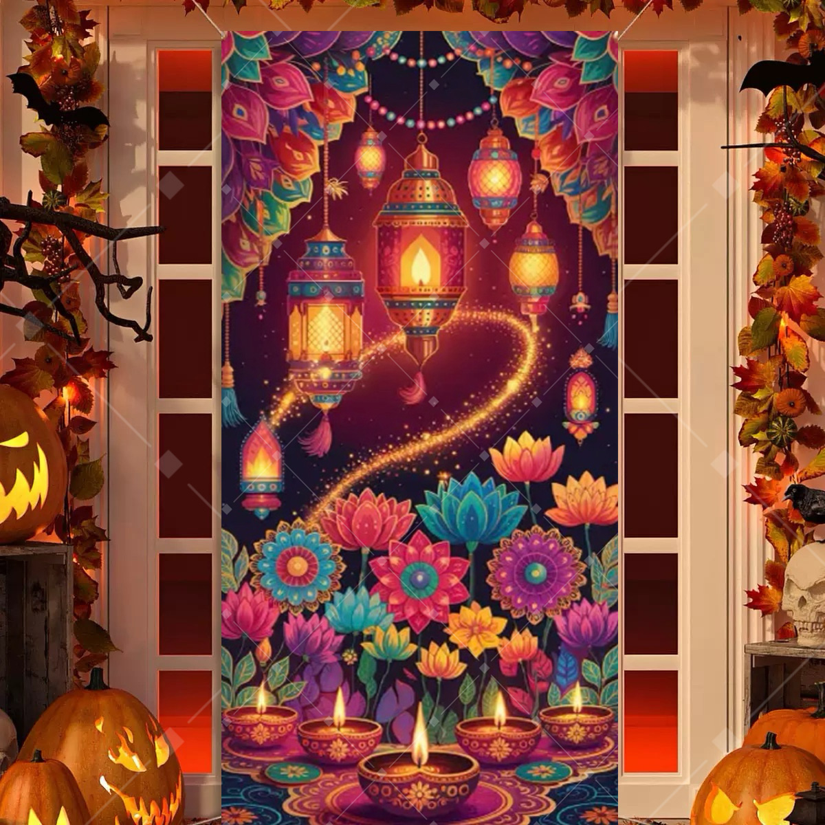 Diwali Decoration Party Backgr - Indian Wedding Decor Supply ulasan dan harga