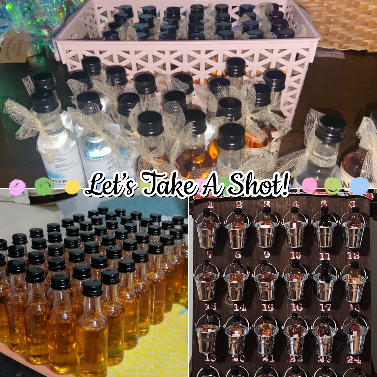 50-100Pcs 1.7oz Mini Liquor Bo - Wedding Alcohol Supply ulasan dan harga