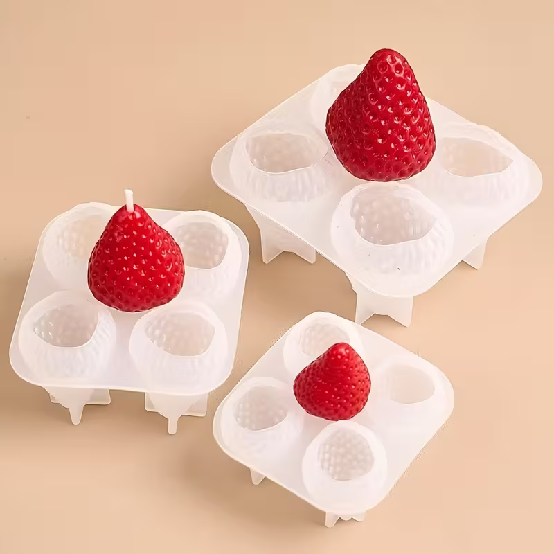 Strawberry Silicone Candle Mol - Unity Candle Set ulasan dan harga