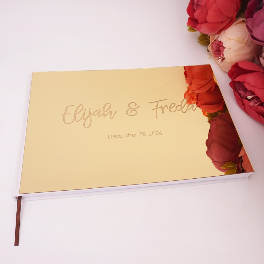 25*18 CM Personalized Guest Bo - Personalized Guest Book ulasan dan harga