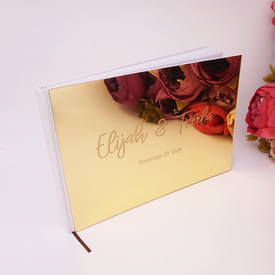 25*18 CM Personalized Guest Bo - Personalized Guest Book ulasan dan harga