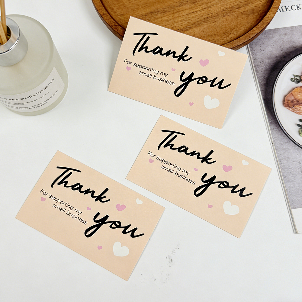 50/100pcs Thank You Cards, for - Wedding Supply Online Store ulasan dan harga
