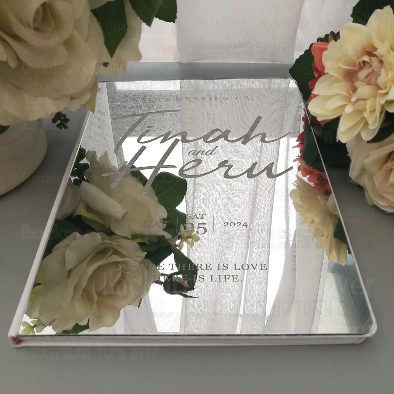Personalized Wedding Guest Boo - Personalized Guest Book ulasan dan harga