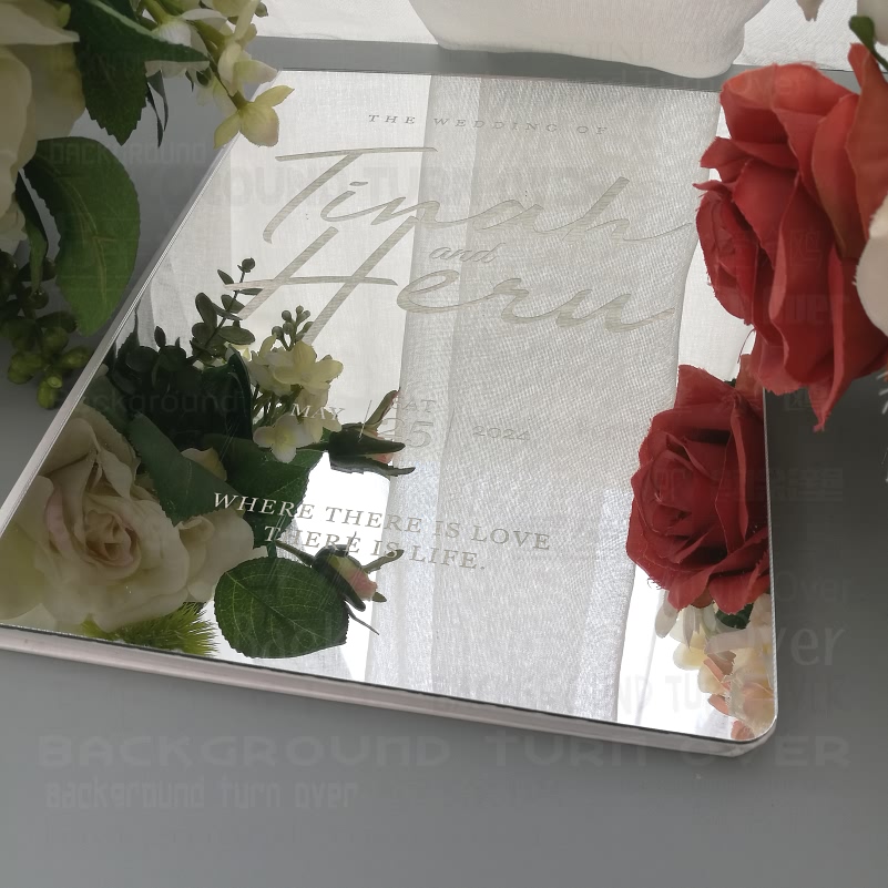 Personalized Wedding Guest Boo - Personalized Guest Book ulasan dan harga