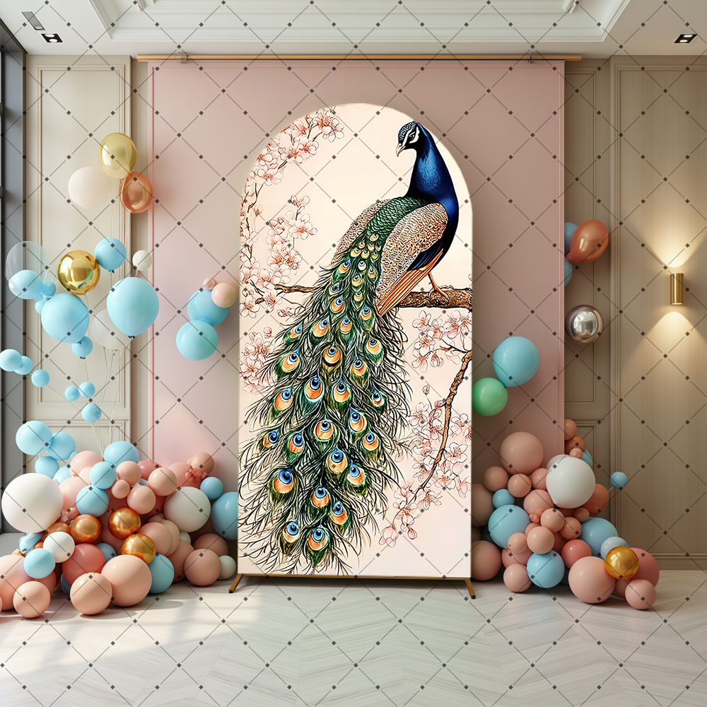 Indian-style Peacock Arch Back - Indian Wedding Decor Supply ulasan dan harga
