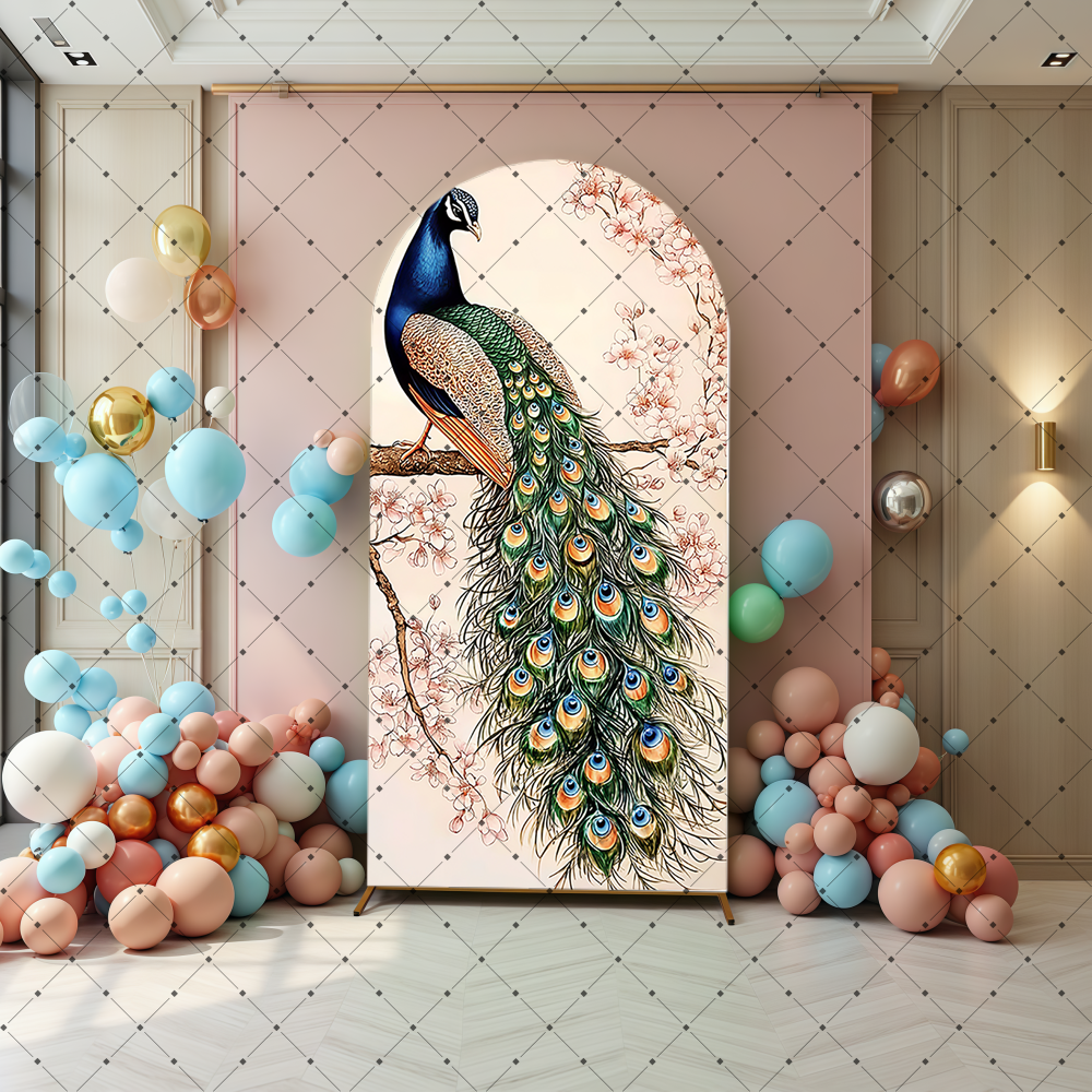 Indian-style Peacock Arch Back - Indian Wedding Decor Supply ulasan dan harga