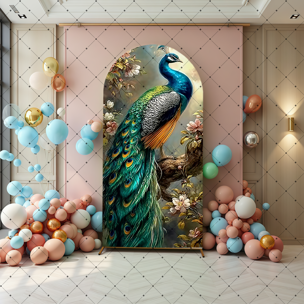 Indian-style Peacock Arch Back - Indian Wedding Decor Supply ulasan dan harga