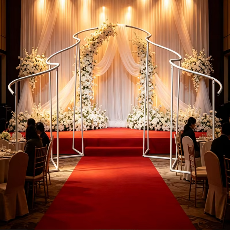 Luxury Wave Shape Frame Outdoo - Wedding/Event Supply Store ulasan dan harga