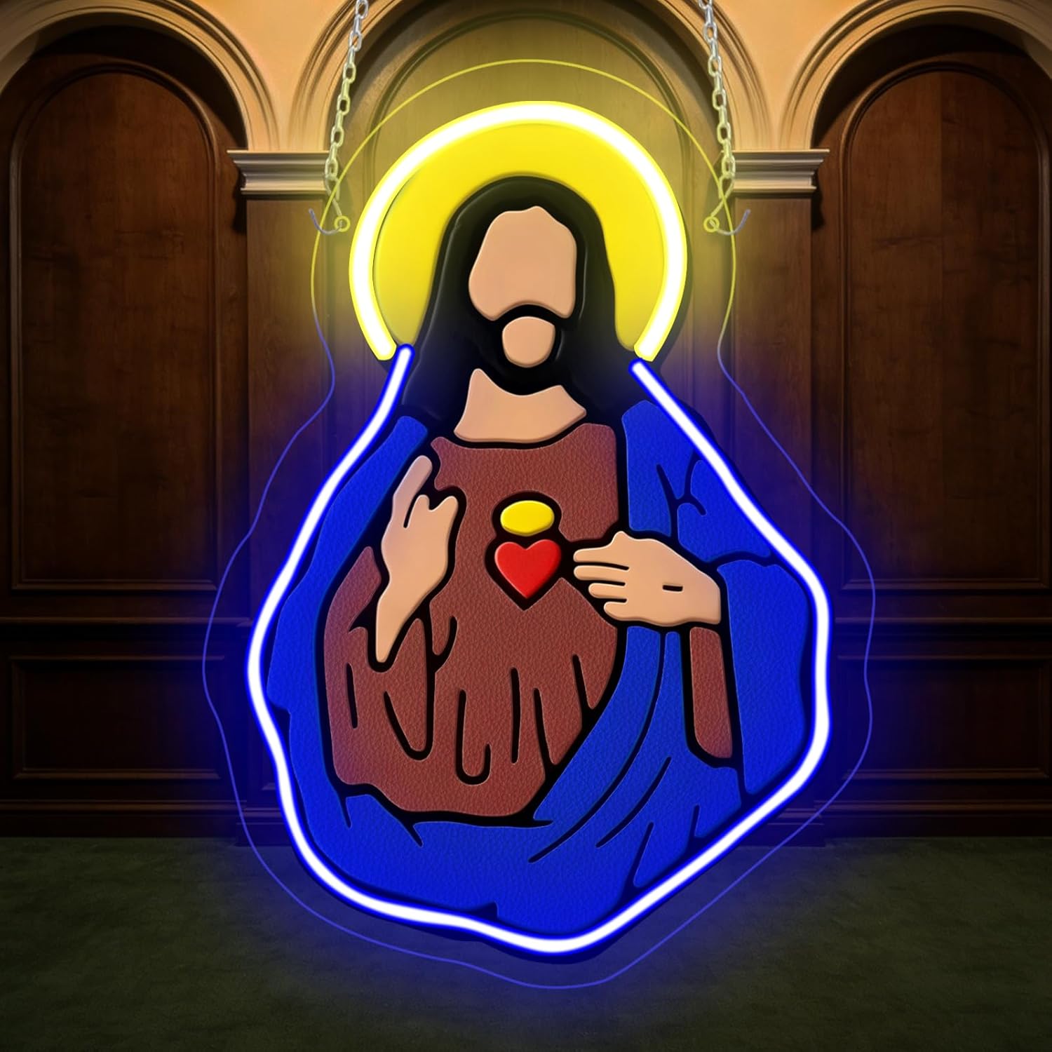 Sacred Heart of Jesus Neon Sig - Wedding Led ulasan dan harga