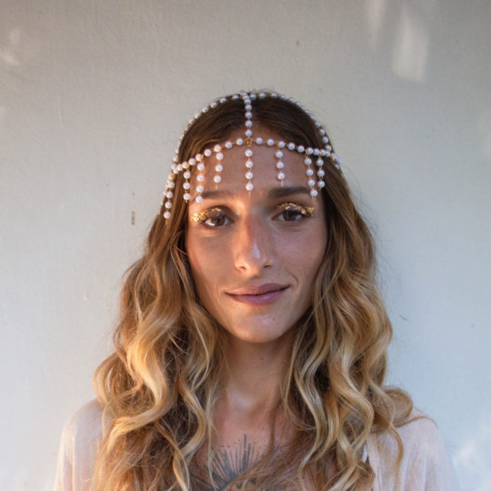 Great Gatsby Pearl Tassel Head - Indian Wedding Supply ulasan dan harga