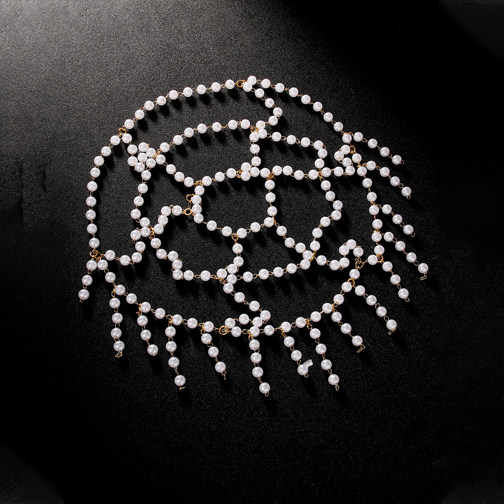Great Gatsby Pearl Tassel Head - Indian Wedding Supply ulasan dan harga