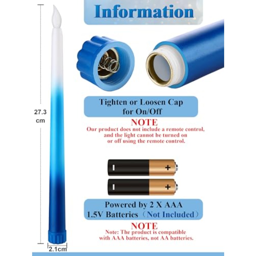 48 Pcs Flameless LED Taper Can - Wedding Led ulasan dan harga