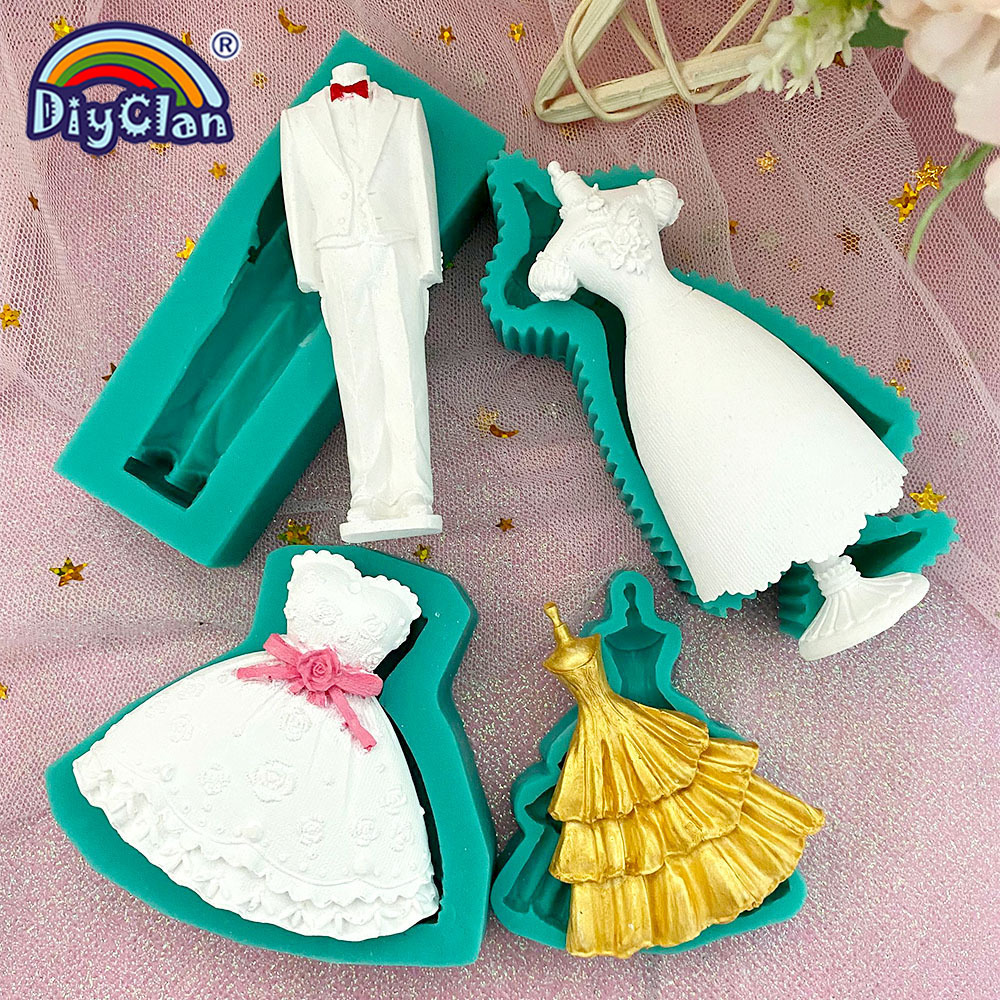 Marry Decoration Silicone Mold - Wedding Dress Supply ulasan dan harga