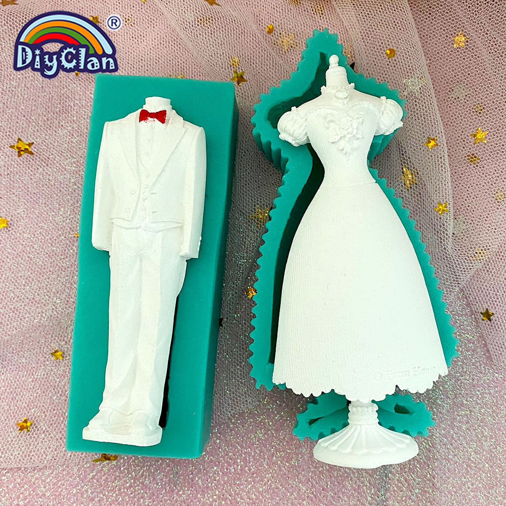 Marry Decoration Silicone Mold - Wedding Dress Supply ulasan dan harga
