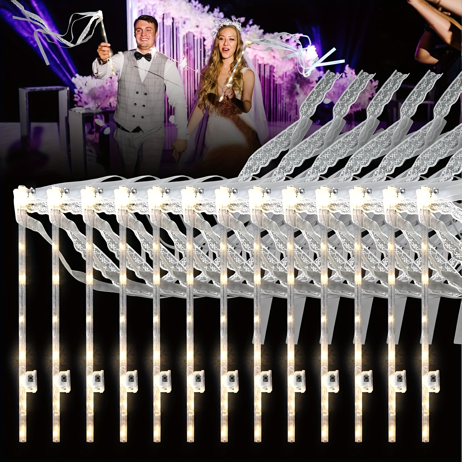 28 Packs Enchanted Glow Wands  - Wedding Led ulasan dan harga