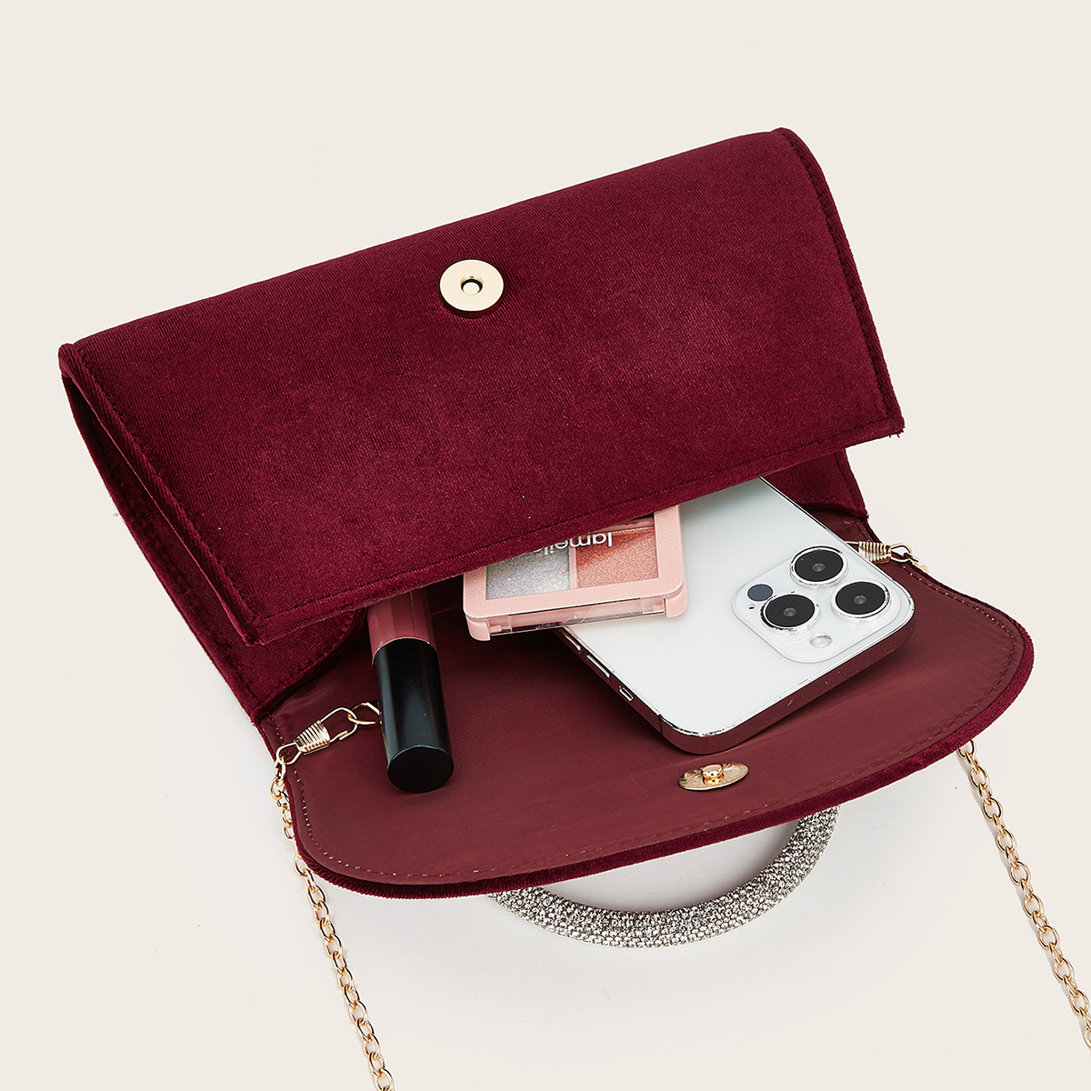 Women's Evening Bag, Faux Sued - Wedding Dress Supply ulasan dan harga