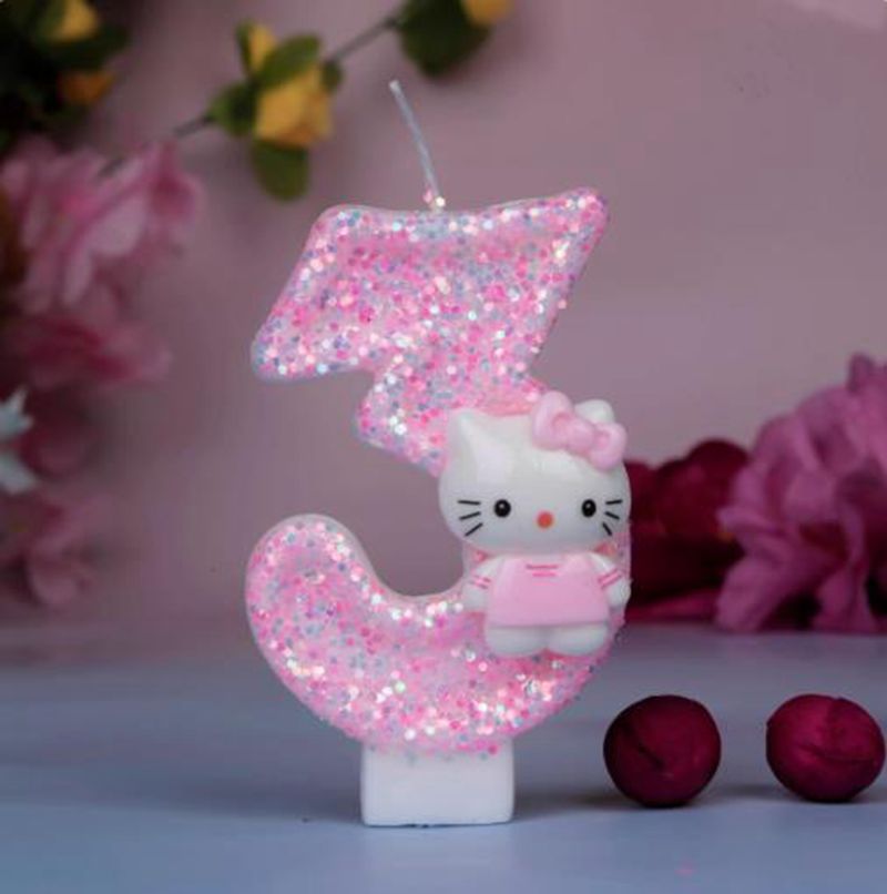 Cute Hello Kitty Cat Digital N - Unity Candle Set ulasan dan harga