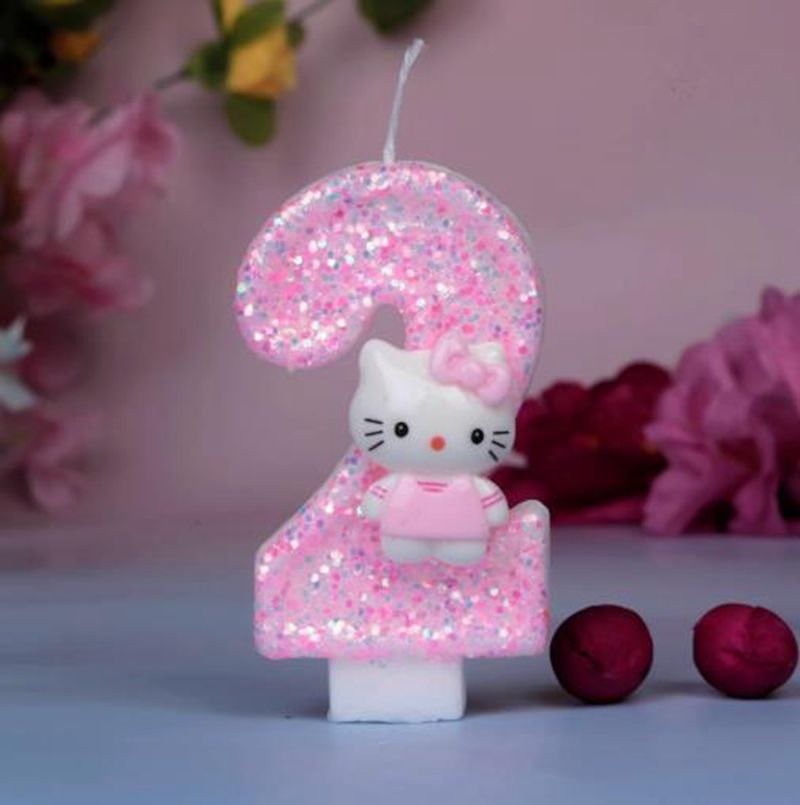 Cute Hello Kitty Cat Digital N - Unity Candle Set ulasan dan harga