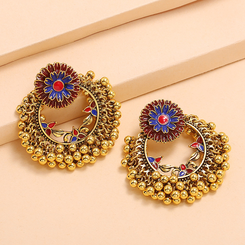 Indian Jhumka Ear Rings For Wo - Indian Wedding Supply ulasan dan harga
