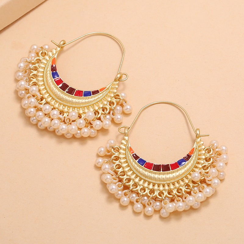 Indian Jhumka Ear Rings For Wo - Indian Wedding Supply ulasan dan harga