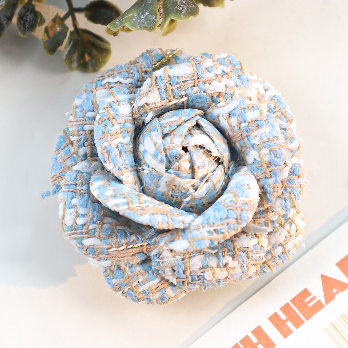 6CM Camellia Brooch for Women  - Wedding Dress Supply ulasan dan harga