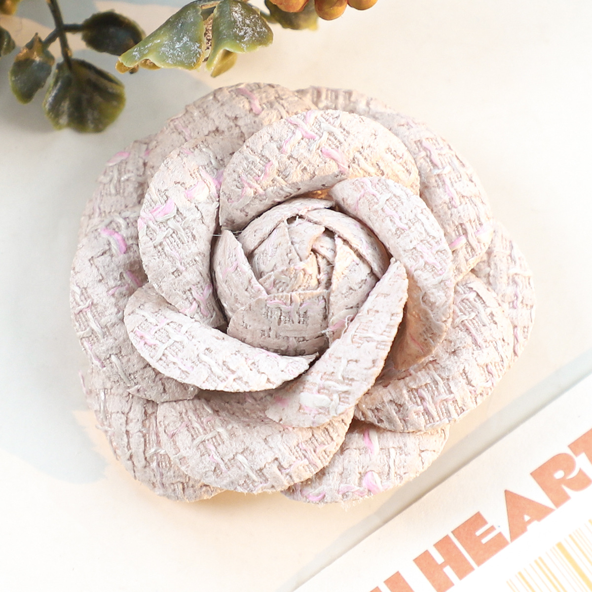 6CM Camellia Brooch for Women  - Wedding Dress Supply ulasan dan harga