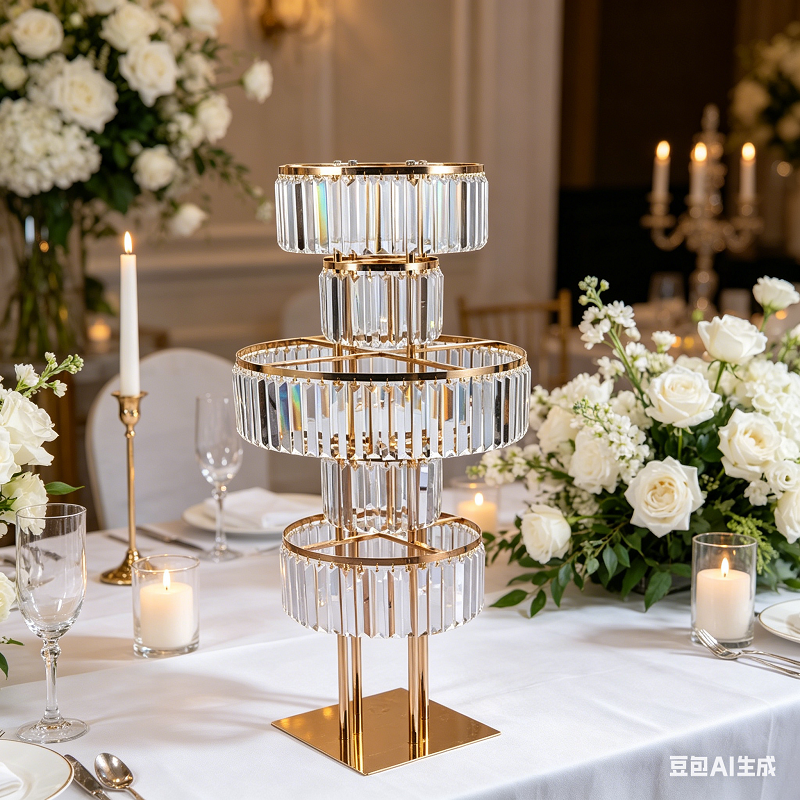 4 PCS Flower Rack Crystal Road - Wedding/Event Supply Store ulasan dan harga