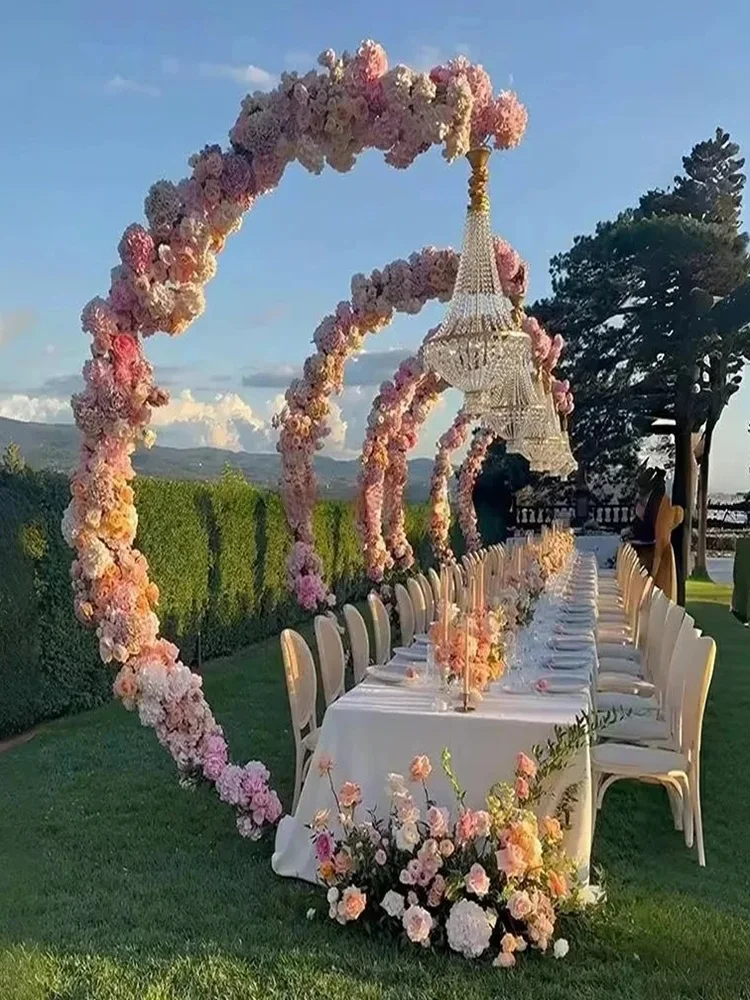 Metal Arch Drape with Suspend  - Wedding/Event Supply Store ulasan dan harga