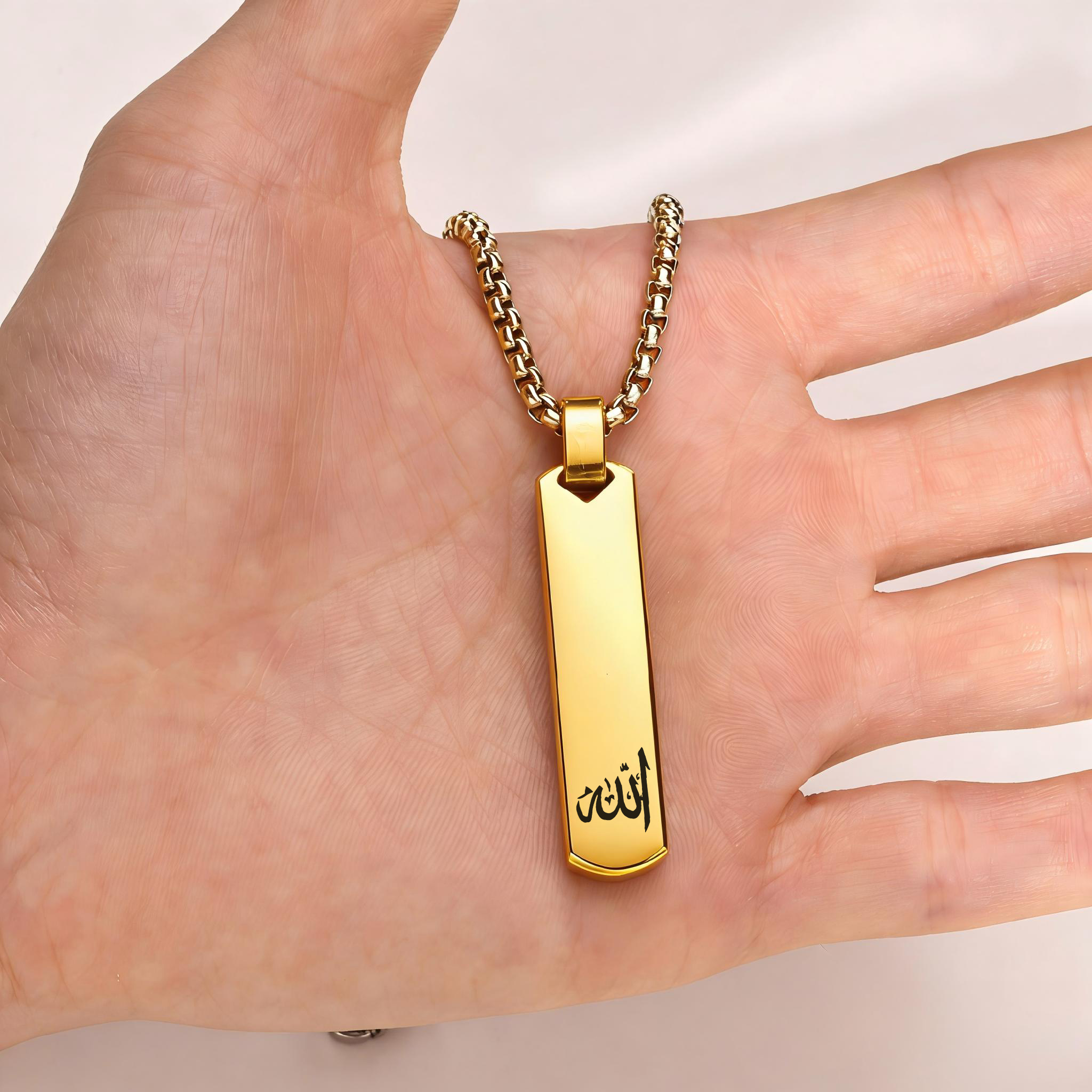 3D Bar Necklace, Cool Simple D - Wedding Job ulasan dan harga