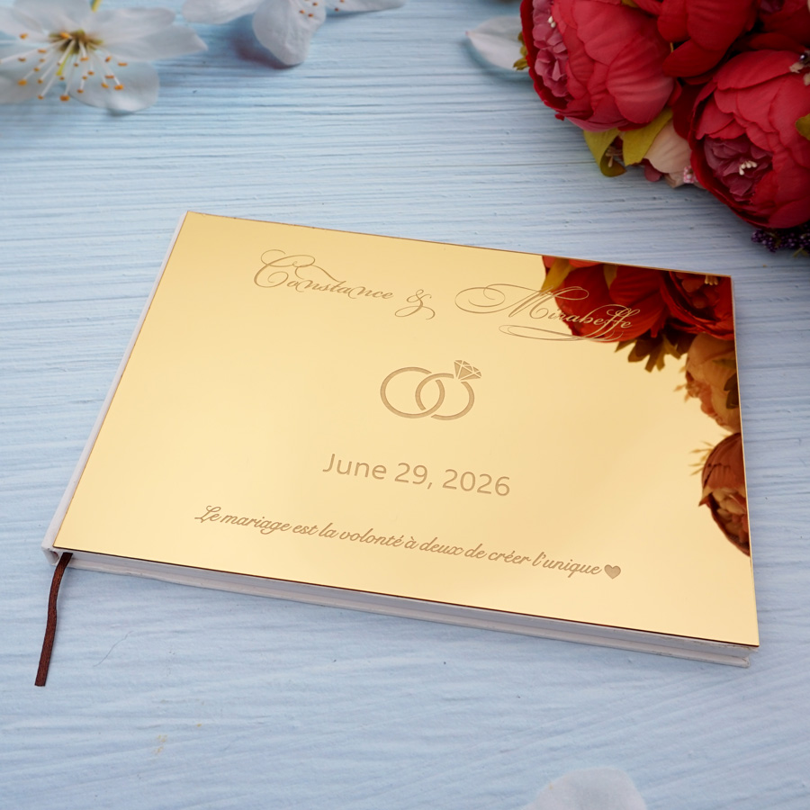 Personalized Wedding Custom Si - Personalized Guest Book ulasan dan harga