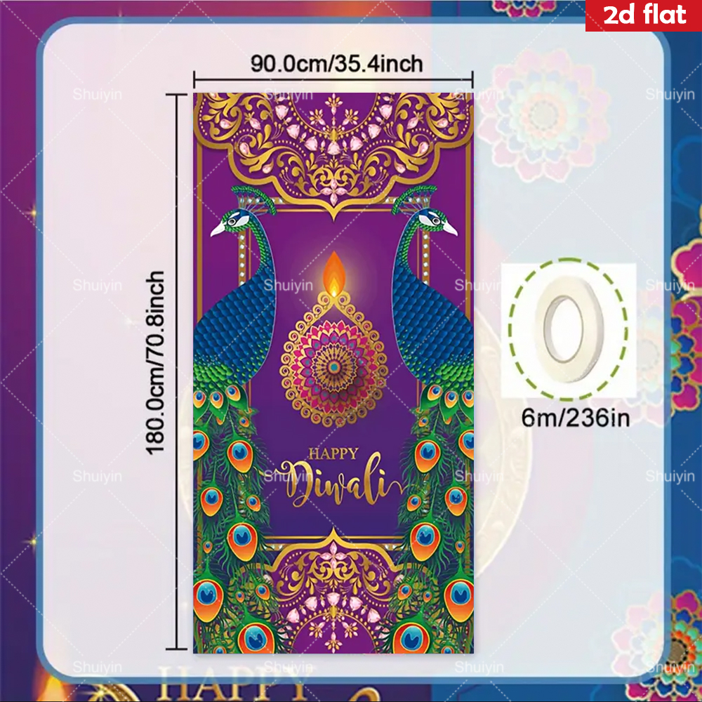 Indian Diwali Door Cover Banne - Indian Wedding Decor Supply ulasan dan harga