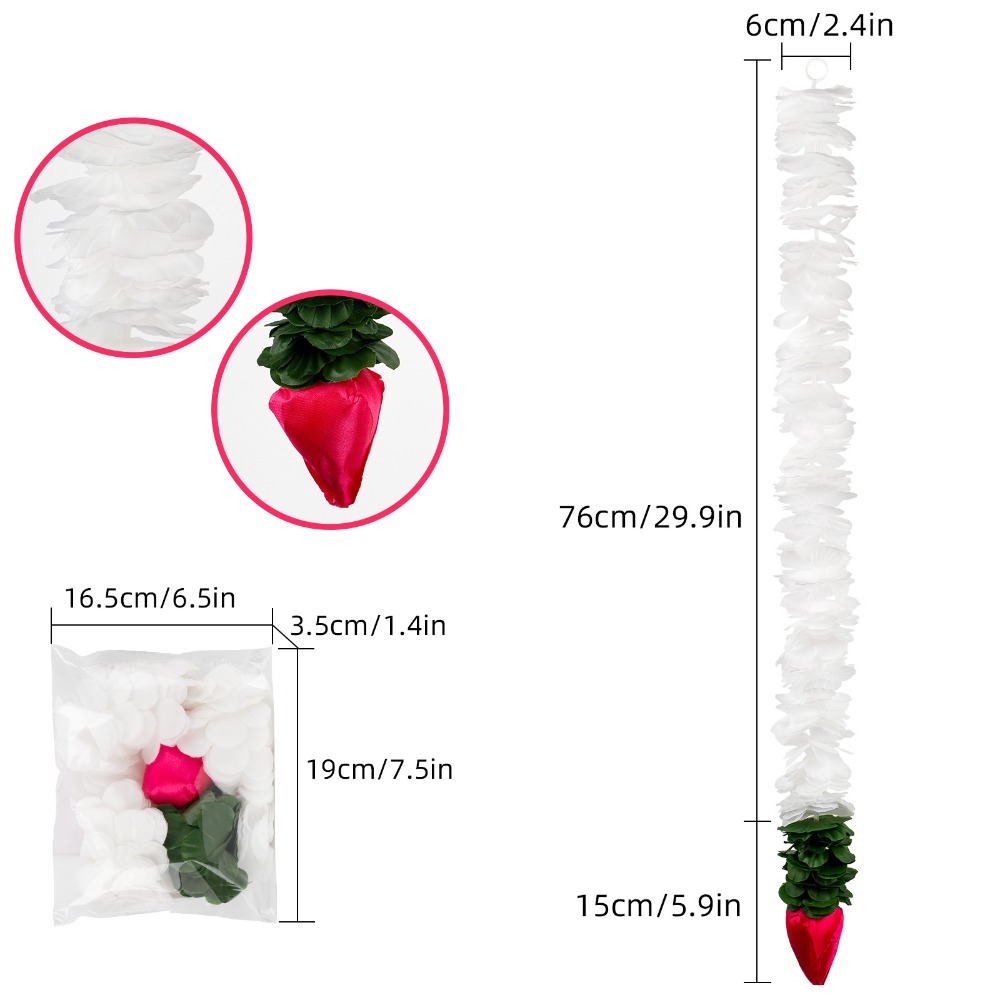 140-160cm Flower String Decora - Indian Wedding Decor Supply ulasan dan harga