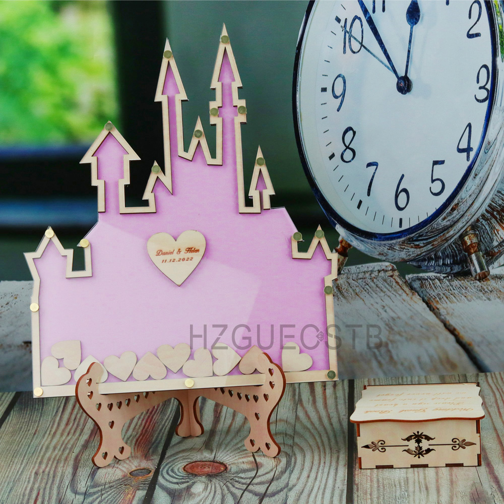 Personalized  Castle Guest Boo - Personalized Guest Book ulasan dan harga