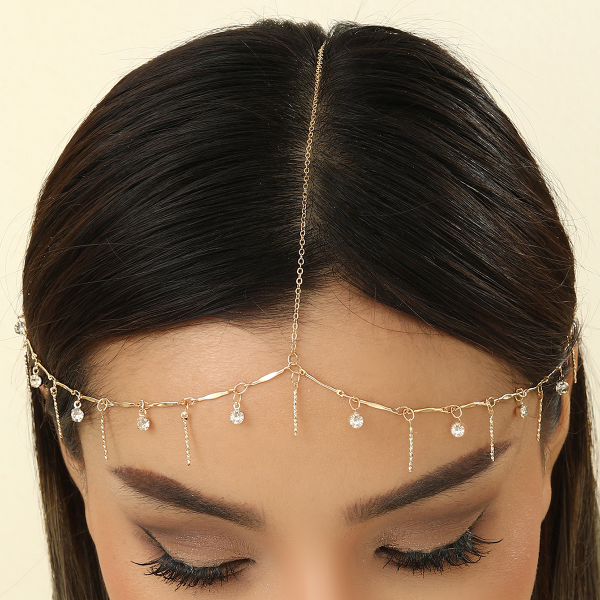 Boho Tassels Rhinestone Head C - Indian Wedding Supply ulasan dan harga