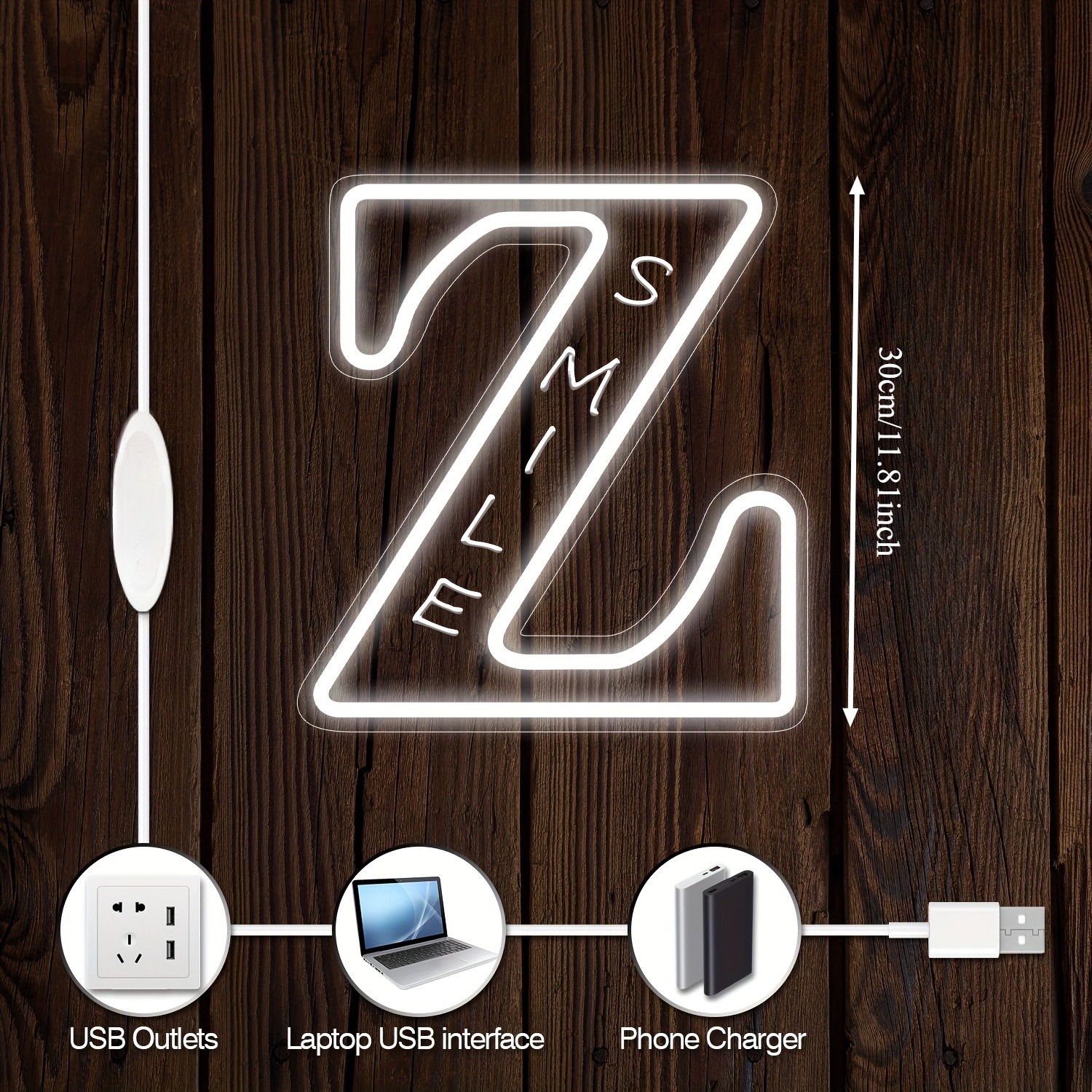 Custom 26 Letters 3D Embossed  - Wedding Led ulasan dan harga