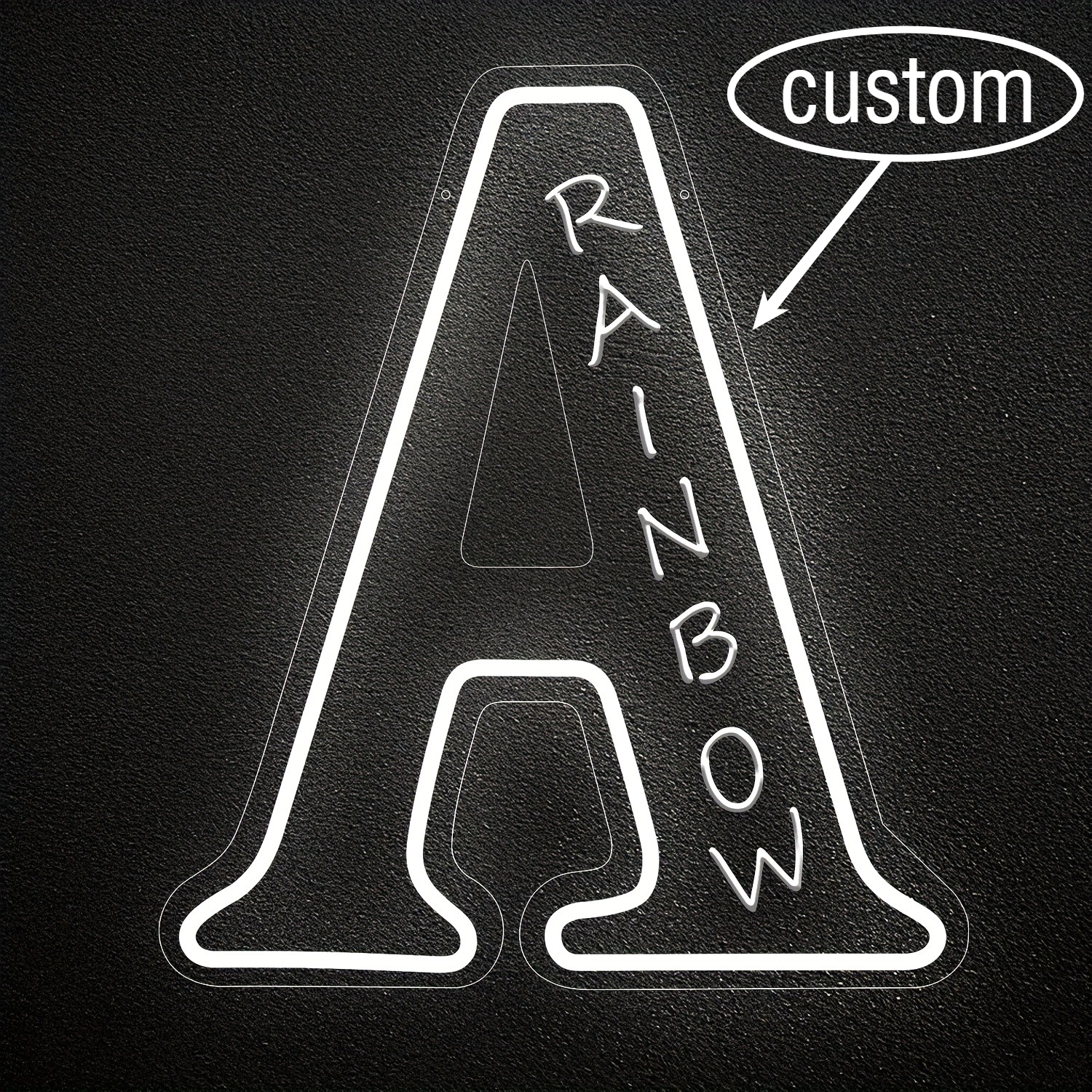 Custom 26 Letters 3D Embossed  - Wedding Led ulasan dan harga