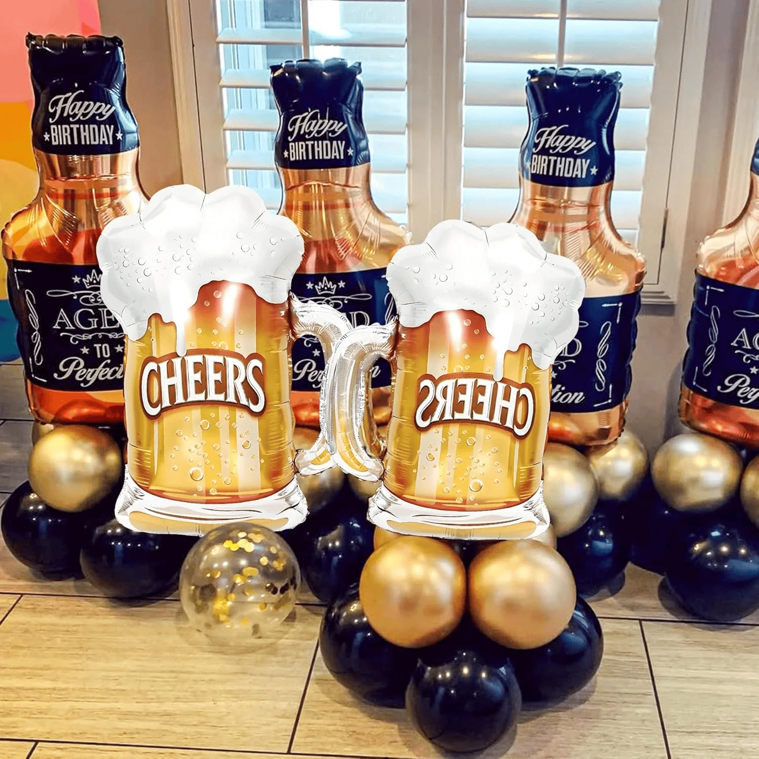 Whiskey Goblet Bottle Beer Foi - Wedding Alcohol Supply ulasan dan harga
