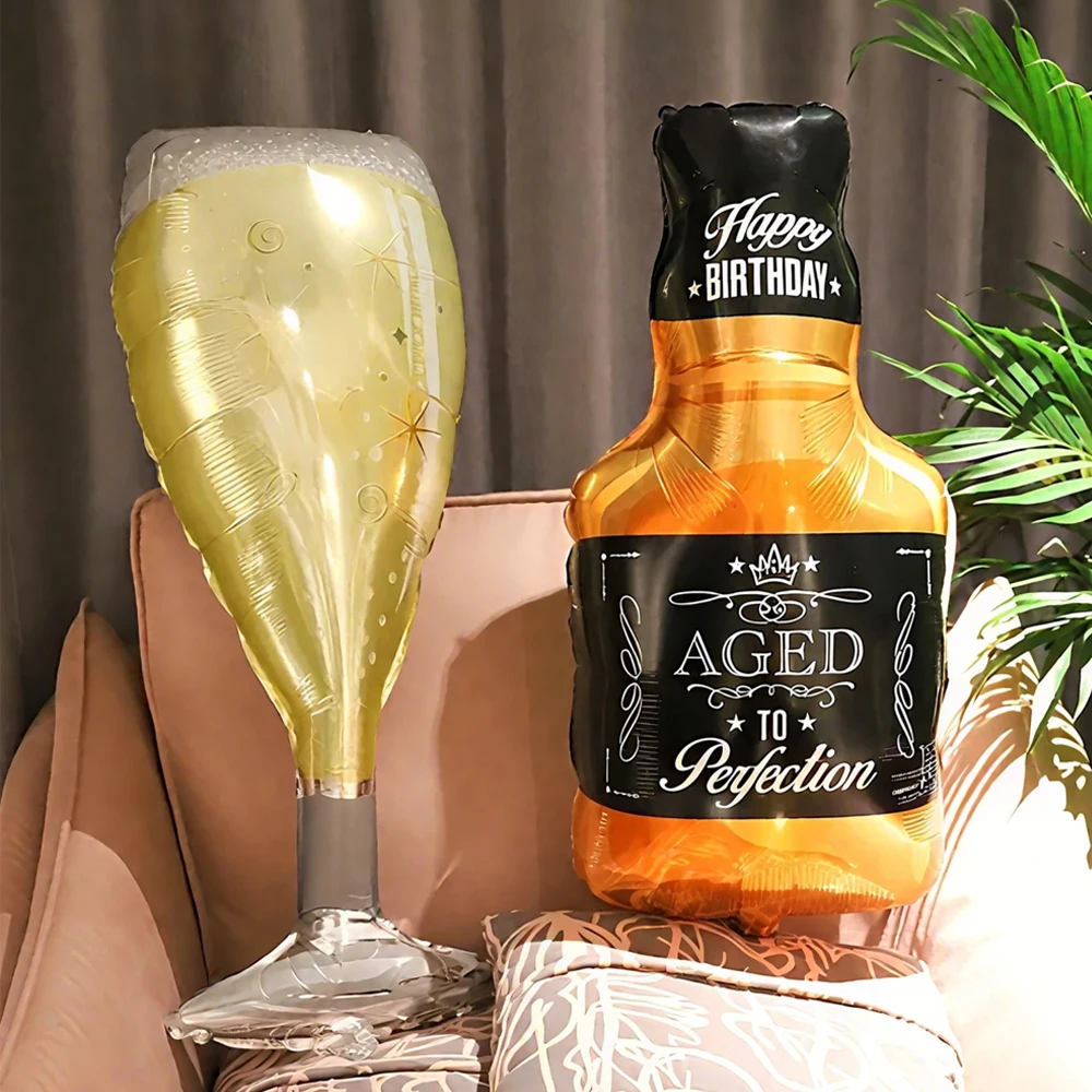Whiskey Goblet Bottle Beer Foi - Wedding Alcohol Supply ulasan dan harga